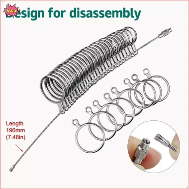 Vòng kim loại N & X đo kích thước đồng hồ, vòng tay, chu vi ngón tay - Giá chỉ 64.680₫