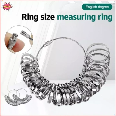 Vòng kim loại N & X đo kích thước đồng hồ, vòng tay, chu vi ngón tay - Giá chỉ 64.680₫
