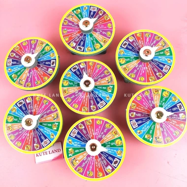 Vòng quay ăn nhậu mini 10cm Tết 2.026 16 ô Drinking Game Giải trí, xả stress, giá 60.000 VND