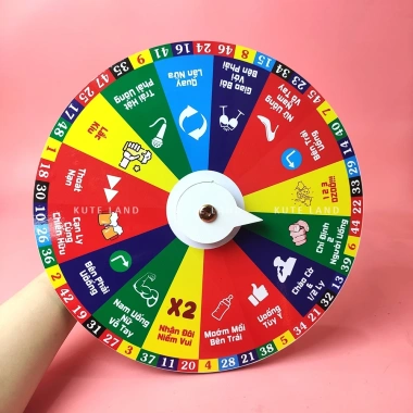 Vòng quay ăn nhậu Tết 2.026 16 ô Drinking Game Roulette VQ-N-8 giải trí tiệc bạn bè 90k 2 Vòng quay ăn nhậu Tết 2.026 16 ô Drinking Game Roulette VQ-N-8 giải trí tiệc bạn bè 90k 2