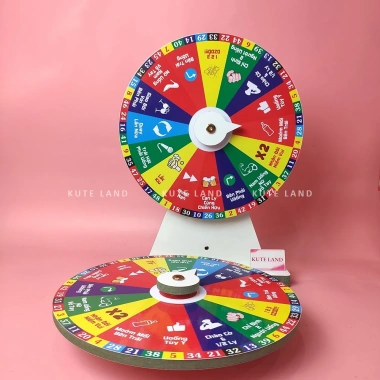 Vòng quay ăn nhậu Tết 2.026 16 ô Drinking Game Roulette VQ-N-8 giải trí tiệc bạn bè 90k
