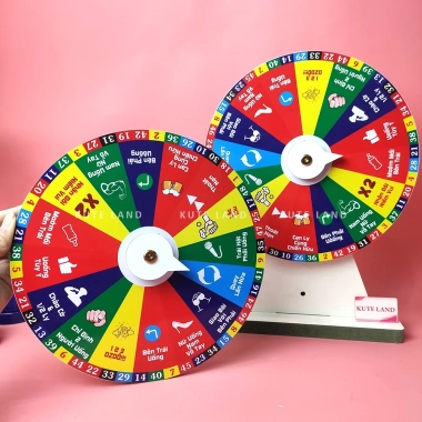 Vòng quay ăn nhậu Tết 2.026 16 ô Drinking Game Roulette VQ-N-8 giải trí tiệc bạn bè 90k