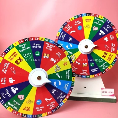 Vòng quay ăn nhậu Tết 2.026 16 ô Drinking Game Roulette VQ-N-8 giải trí tiệc bạn bè 90k