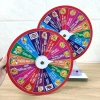 Vòng quay ăn nhậu tiếng Anh 16 ô khủng long hoa văn đỏ gỗ MDF chống nước an toàn VQ-N-2 - Giá chỉ 90.000₫ 6