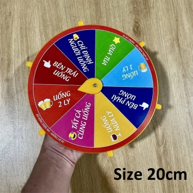 Vòng Quay Ăn Nhậu Trò Chơi Uống Rượu Bia Giá 33.000 VNĐ Giảm Đặc Biệt
