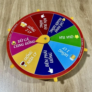 Vòng Quay Ăn Nhậu Trò Chơi Uống Rượu Bia Giá 33.000 VNĐ Giảm Đặc Biệt