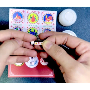 Vòng quay bầu cua mô hình Loto Tết giảm giá, chỉ 24.900 đồng, trò chơi may mắn