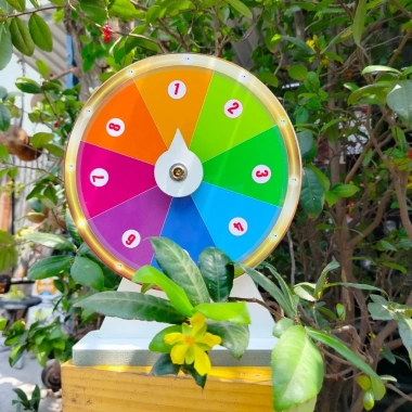 Vòng Quay Happy 8 Số Viền Đồng Đường Kính 25cm x 35cm Giá Ưu Đãi 117.000đ 4 Vòng Quay Happy 8 Số Viền Đồng Đường Kính 25cm x 35cm Giá Ưu Đãi 117.000đ 4
