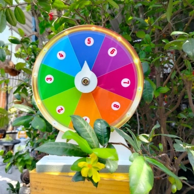 Vòng Quay Happy 8 Số Viền Đồng Đường Kính 25cm x 35cm Giá Ưu Đãi 117.000đ