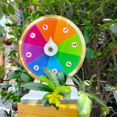 Vòng Quay Happy 8 Số Viền Đồng Đường Kính 25cm x 35cm Giá Ưu Đãi 117.000đ