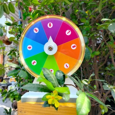 Vòng Quay Happy 8 Số Viền Đồng Đường Kính 25cm x 35cm Giá Ưu Đãi 117.000đ