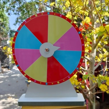 Vòng quay Happy Lucky 8 ô Đường kính 25cm Cao 35cm Giá ưu đãi 117.000₫