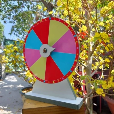 Vòng quay Happy Lucky 8 ô Đường kính 25cm Cao 35cm Giá ưu đãi 117.000₫ 7 Vòng quay Happy Lucky 8 ô Đường kính 25cm Cao 35cm Giá ưu đãi 117.000₫ 7