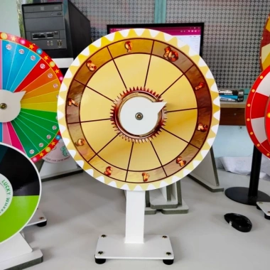 Vòng quay Happy nâu vàng 10 ô - Đường kính 40cm, cao 60cm, giảm giá 324k