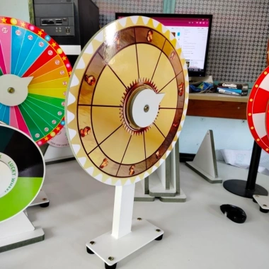 Vòng quay Happy nâu vàng 10 ô - Đường kính 40cm, cao 60cm, giảm giá 324k