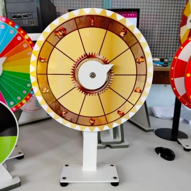 Vòng quay Happy nâu vàng 10 ô - Đường kính 40cm, cao 60cm, giảm giá 324k