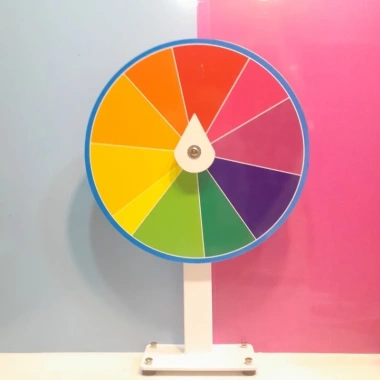 Vòng Quay Happy xanh dương 10 ô - Đường kính 40cm, cao 60cm, Giá ưu đãi 324.000₫