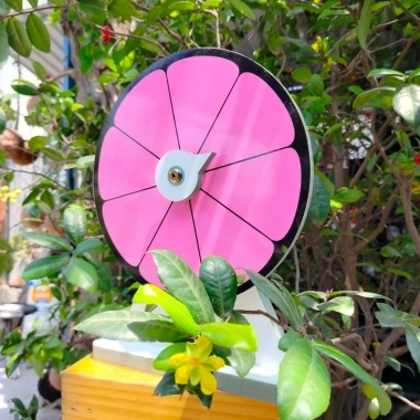 Vòng Quay hoa hồng 8 ô viền đen - Đường kính 25cm, cao 35cm, giảm giá 110k