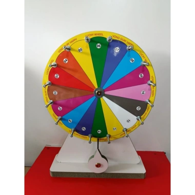 Vòng quay Lucky 16 cánh hoa 25x35cm - bulong viền lách tách vui nhộn, giảm còn 160.000