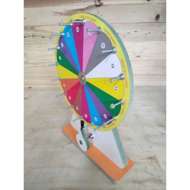 Vòng quay Lucky 16 cánh hoa 25x35cm - bulong viền lách tách vui nhộn, giảm còn 160.000 3 Vòng quay Lucky 16 cánh hoa 25x35cm - bulong viền lách tách vui nhộn, giảm còn 160.000 3