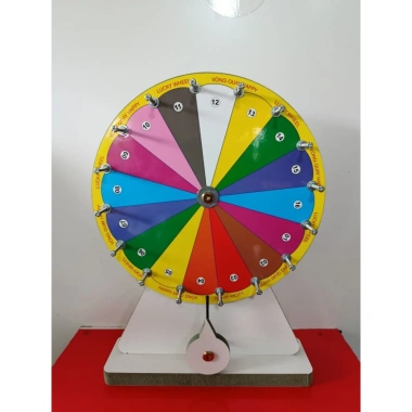 Vòng quay Lucky 16 cánh hoa 25x35cm - bulong viền lách tách vui nhộn, giảm còn 160.000