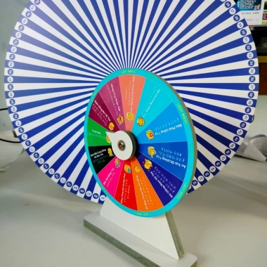 Vòng Quay Lucky ăn nhậu Song Ngữ Việt Hàn - Đường kính 25cm, cao 35cm, giá 119.000₫