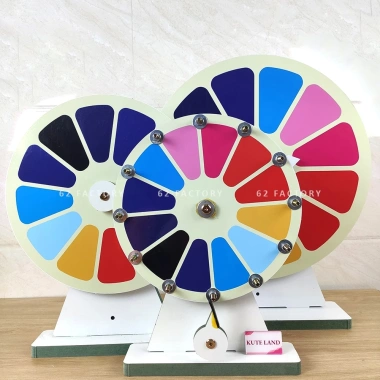 Vòng quay may mắn 12 ô ngẫu nhiên gỗ MDF chống nước giảm giá VQ-M-10 chỉ 120.000₫