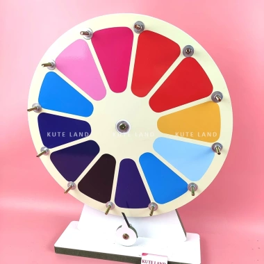 Vòng quay may mắn 12 ô trúng thưởng - Giá chỉ 200k cho sự kiện giáo dục VQLO-M-10