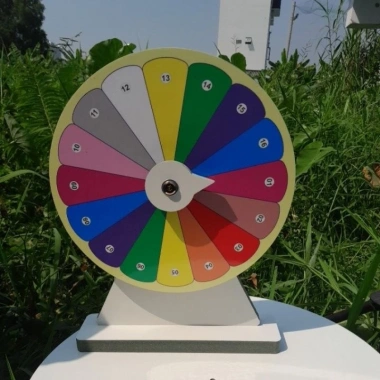 Vòng quay may mắn 16 cánh hoa Đk 25x35cm giá ưu đãi 119.000₫ trang trí phong thủy 7
