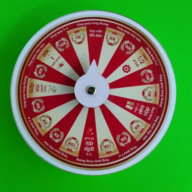 Vòng quay may mắn 20 ô, đường kính 25cm, cao 7cm, giá chỉ 79.000 VND – Quà Tết, Lì xì hấp dẫn đặc biệt cho mùa xuân 7 Vòng quay may mắn 20 ô, đường kính 25cm, cao 7cm, giá chỉ 79.000 VND – Quà Tết, Lì xì hấp dẫn đặc biệt cho mùa xuân 7