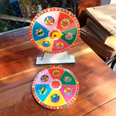 Vòng Quay May Mắn Bầu Cua Đường Kính 25x35cm - Giá chỉ 135.000, giảm sâu 5 Vòng Quay May Mắn Bầu Cua Đường Kính 25x35cm - Giá chỉ 135.000, giảm sâu 5