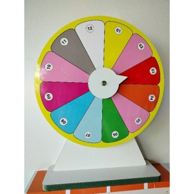 Vòng quay may mắn hoa 12 ô - Đường kính 40cm, Cao 50cm, Giá giảm 259.000₫