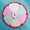 Vòng quay May Mắn Lucky 6 ô viền đỏ - Đường kính 25cm, cao 7cm, Giá giảm 21% chỉ 79.000 VND 7