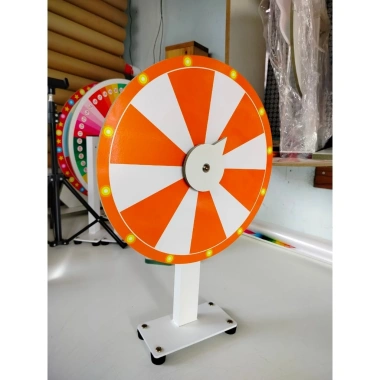 Vòng quay may mắn trắng cam 12 ô, đường kính 40cm cao 60cm, giá ưu đãi 320.055 VND 3