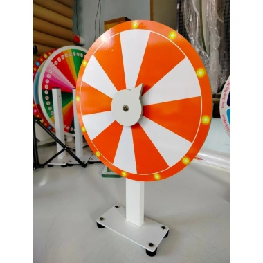 Vòng quay may mắn trắng cam 12 ô, đường kính 40cm cao 60cm, giá ưu đãi 320.055 VND 5
