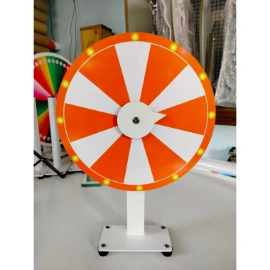 Vòng quay may mắn trắng cam 12 ô, đường kính 40cm cao 60cm, giá ưu đãi 320.055 VND 8