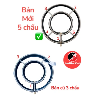Vòng Sủi Oxy Nano 304 nâng cấp cho hồ cá inox 15-45cm đa kích thước, giá chỉ 129.000₫