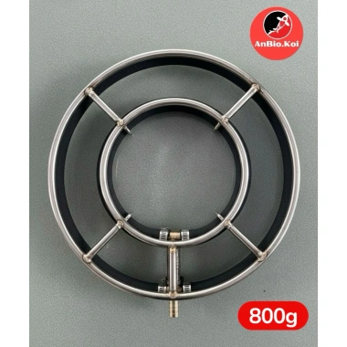 Vòng Sủi Oxy Nano 304 nâng cấp cho hồ cá inox 15-45cm đa kích thước, giá chỉ 129.000₫