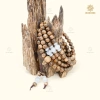 Vòng tay 108 hạt trầm hương & đá phong thủy - Tài lộc, mệnh Kim, Mộc, Thủy, Hỏa, Thổ 7