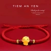 Vòng tay 12 con giáp dây bện đỏ – May mắn, tài lộc, quà tặng bạn bè, người yêu – Chỉ 80.000₫