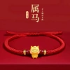 Vòng tay 12 con giáp dây bện đỏ – May mắn, tài lộc, quà tặng bạn bè, người yêu – Chỉ 80.000₫ 5