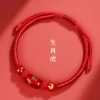 Vòng tay 12 con giáp dây bện đỏ – May mắn, tài lộc, quà tặng bạn bè, người yêu – Chỉ 80.000₫ 9
