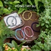 Vòng tay 6 li đá phong thủy thiên nhiên – May mắn cho ngày thường Xanh Jewelry
