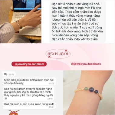 Vòng Tay ADN Dây Sáp Nữ Đính 3 Viên Đá Phong Thủy Tự Nhiên Xinh Xắn 523k 9 Vòng Tay ADN Dây Sáp Nữ Đính 3 Viên Đá Phong Thủy Tự Nhiên Xinh Xắn 523k 9