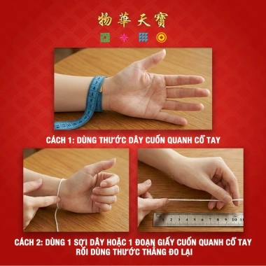 Vòng tay An Duyên Tinh Lộc đá thạch anh hồng + thạch anh dâu thu hút tình duyên, bình an