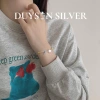 Vòng tay bạc 925 Duyson Silver mây, mặt cười, gấu đá màu -Đáng yêu, giảm còn 550k 7