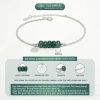Vòng tay bạc 925 nữ TLEE LT418 kim tiền mix ngũ điếu, đá phong thủy tự nhiên, charm bi bóng Giá ưu đãi 600k 10