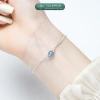 Vòng tay bạc 925 nữ TLEE LT421 - dây bi, đá phong thủy, charm bóng - chỉ 576k 7