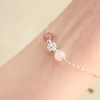 Vòng tay bạc 925 nữ YOUCHARM mix đôi đá phong thủy & charm hoa xinh xắn - Giá chỉ 719.000₫ 5