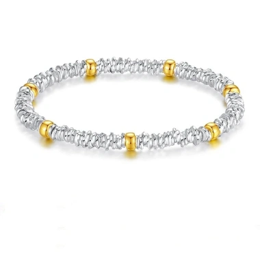 Vòng tay bạc 999 Pure kiểu Pháp cổ Handmade cuộn xoắn cho nam nữ